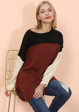 Load image into Gallery viewer, Multicolor Drop Shoulder Sweater