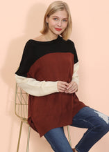 Load image into Gallery viewer, Multicolor Drop Shoulder Sweater