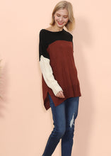 Load image into Gallery viewer, Multicolor Drop Shoulder Sweater