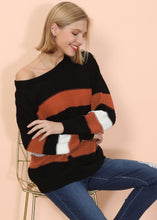 Load image into Gallery viewer, Textured Knit Striped Sweater