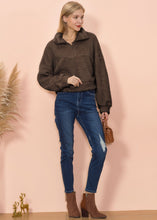 Load image into Gallery viewer, Fluffy Zip Up Sweater