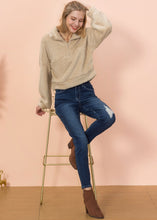 Load image into Gallery viewer, Fluffy Zip Up Sweater