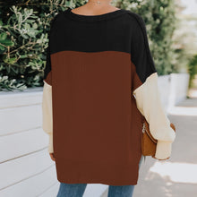 Load image into Gallery viewer, Triple Tone Long Knit Sweater