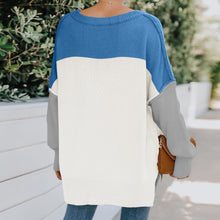 Load image into Gallery viewer, Triple Tone Long Knit Sweater