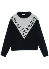 Load image into Gallery viewer, Two Tone Cheetah Light Sweater