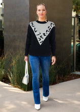Load image into Gallery viewer, Two Tone Cheetah Light Sweater