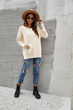 Load image into Gallery viewer, Solid Side Slit Knit Sweater