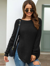 Load image into Gallery viewer, Rounded Hem Knit Sweater