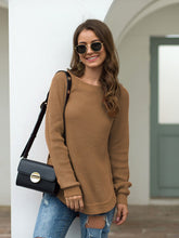 Load image into Gallery viewer, Rounded Hem Knit Sweater