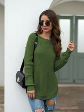 Load image into Gallery viewer, Rounded Hem Knit Sweater