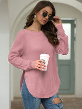 Load image into Gallery viewer, Rounded Hem Knit Sweater