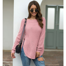 Load image into Gallery viewer, Rounded Hem Knit Sweater