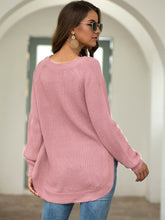 Load image into Gallery viewer, Rounded Hem Knit Sweater