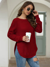 Load image into Gallery viewer, Rounded Hem Knit Sweater