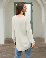 Load image into Gallery viewer, Rounded Hem Knit Sweater