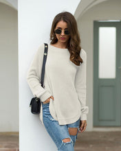 Load image into Gallery viewer, Rounded Hem Knit Sweater
