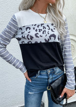 Load image into Gallery viewer, Round Neck Mixed Print Sweater