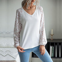 Load image into Gallery viewer, Leopard Print Sleeve Sweater