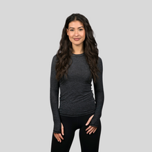 Load image into Gallery viewer, Laguna Long-Sleeve Women's Sun Shirt - Heathered
