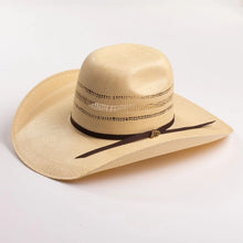 Load image into Gallery viewer, Justin Hazer - Bangora Straw Cowboy Hat
