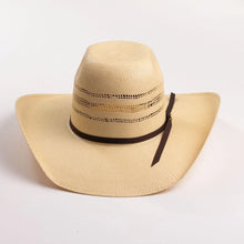 Load image into Gallery viewer, Justin Hazer - Bangora Straw Cowboy Hat