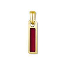 Load image into Gallery viewer, Birthstone Tag Pendant - 14K Gold