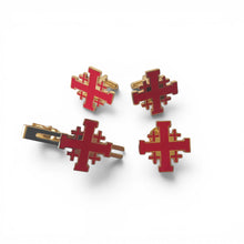 Load image into Gallery viewer, Red Jerusalem Cross Accessory Gift Set