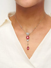 Load image into Gallery viewer, Exquisite Ruby Necklace - Ruby Veil