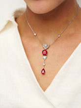 Load image into Gallery viewer, Exquisite Ruby Necklace - Ruby Veil