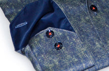 Load image into Gallery viewer, Jimmy Button-Up Shirt With Contrast Details // Green // Contemporary Fit (Regular)- final sale