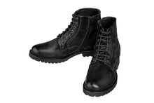 Load image into Gallery viewer, CALTO - K24401 - 3 Inches Taller (Nubuck Black) - Casual Zipper Boots