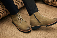 Load image into Gallery viewer, CALTO - K24402 - 3 Inches Taller (Olive) - Casual Zipper Boots