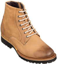 Load image into Gallery viewer, CALTO - K24403 - 3 Inches Taller (Brown) - Casual Zipper Boots