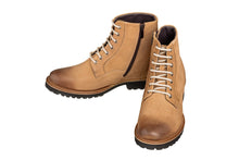 Load image into Gallery viewer, CALTO - K24403 - 3 Inches Taller (Brown) - Casual Zipper Boots