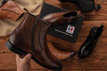 Load image into Gallery viewer, TOTO - K33093 - 2.6 Inches Taller (Coffee Brown) - Zipper Boot