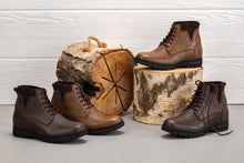 Load image into Gallery viewer, TOTO - K84016 - 2.8 Inches Taller (Chocolate Brown) - High Top Work Boots