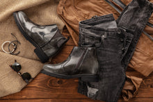 Load image into Gallery viewer, CALTO - K8991 - 3.6 Inches Taller (Grey) - Patent Leather Boot