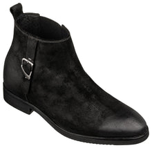 Load image into Gallery viewer, TOTO - K92081 - 3 Inches Taller (Nubuck Black) - Chelsea Ankle Boots