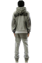 Load image into Gallery viewer, OBSIDIAN French Terry Long Sleeve Crop Top Pullover Hoodie only