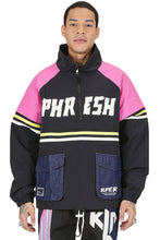Load image into Gallery viewer, PEBBLE Retro Men's premium crispy nylon long sleeve half zip pullover jacket
