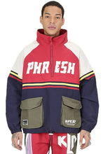 Load image into Gallery viewer, RUFOUS Retro Men's premium crispy nylon long sleeve half zip pullover jacket