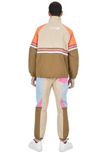 Load image into Gallery viewer, HAZEL Retro Men's premium crispy nylon long sleeve half zip pullover jacket