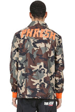 Load image into Gallery viewer, JAKIN Men's premium nylon long sleeve coach jacket with multi patches