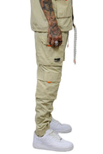 Load image into Gallery viewer, Nual Men's premium crispy nylon cargo jogger pants