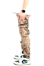 Load image into Gallery viewer, KUDO Men's premium twill forest camo pattern cargo pants.