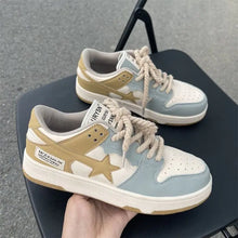 Load image into Gallery viewer, Color Matching Casual Shoes 2022 Vulcanize Sneakers Breathable Sport Walking Running Spring Platform Shoes - # BOAA73510001
