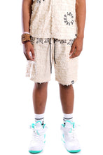 Load image into Gallery viewer, Earth Men's ripped & repaired short pants