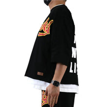 Load image into Gallery viewer, CURTIS SN/ Jersey 3/4 Sleeve Crop Top Tee