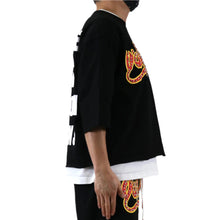 Load image into Gallery viewer, CURTIS SN/ Jersey 3/4 Sleeve Crop Top Tee