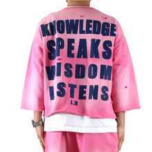 Load image into Gallery viewer, DARIUS S/N Jersey 3/4 Sleeve Crop Top Tee